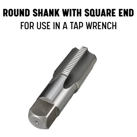 Beefy Half Inch NPT Pipe Tap And Die Kit For Internal And External Threading In Carbon Steel With Hex Die, Pro Grade Set