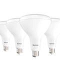 Brighten Any Room With Dimmable BR40 LED Light Bulbs 1400 Lumens 17W 100W Equivalent Indoor Flood Recessed Can E26 Base Daylight 6000K 4 Pack