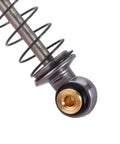 Close-up of 39mm Aluminum Threaded Adjustable Oil Filled Damper Shocks for SCX24 RC Crawler Fits Gladiator C10 JLU Deadbolt B17