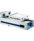 Dual Force Precision CNC Machine Vise Six By Six Inch Heavy Duty Milling Workhold Tool locking mechanism for secure part holding.