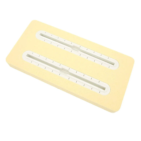 Lightweight Hydrofoil PVC Foam Box With Track Rail Mount For Outdoor Use White Durable Plastic Construction Easy Install Weatherproof Box For Secure Water Sports Setup