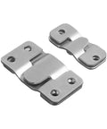 Stainless Steel Flush Mount Wall Bracket Picture Hanger For Shelves Cabinets And TV Mounts Interlocking Buckle Clip Secure Mounting
