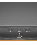 Rock Solid 32 Port KVM Switch Delivers Smooth Remote Server Control And Dual AC Power Backup For Heavy Duty Data Centers Plus TAA Approved Smart Card Reader Security, front view.