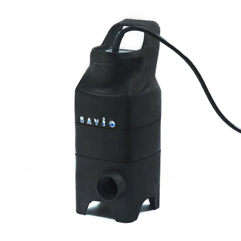 Water Master Workhorse Solids Handling Pump WMS3600 with black ceramic coated design for debris up to 1.25 inches, side view