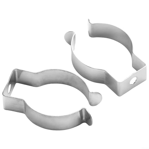 Ten Piece Stainless Steel Spring Terry Clips For Tool Organization In Garage Cabinets Securely Hang Tools Brooms And Brushes Durable 28mm Clips