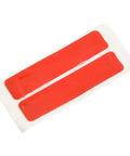 Two red adhesive strips for Ultra Strong Magnetic Cabinet Catch Latch With Screws For Closet Cupboard Doors 65x16mm Silver Steel No Slam Door