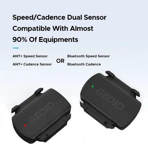 CS600 Cadence And Speed Sensor For Cycling, ANT Plus And Bluetooth Wireless Bicycle RPM Sensor Compatible With Bike Computers, Sports Watches, iOS And Android Apps