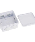 Absolute Kick-Ass Ip55 Waterproof And Dust-Shield Abs Plastic Electrical Junction Box For Outdoor Wiring Diy Project Enclosure with lid removed