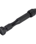 Knockout Mini Aluminum Pin Vise Hand Drill featuring a tight 0.3 to 3.4 mm chuck; black ergonomic handle for fine crafting.