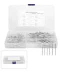 Aluminum Blind Rivet Kit 120 Pieces, Anti Rust Marine Fasteners For Yachts And Boats, Industrial Equipment, Easy Install And Secure Seams, Durable Marine Grade Rivets For Repairs And New Builds, clear case