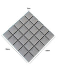 High Density Sound Proof Foam Panels 12 Pack Acoustic Wall Tiles Fire Retardant Sound Deadening Boards Banish Room Echoes Smooth Out Home Studio Space Dark Red, 50cm square foam panel.