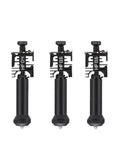 Heavy Duty Induction Hotend Upgrade For Bambulab Printers Featuring Dual Flow Settings Straight Fire Reliability Gonna Slash Print Failures And Keep Your Creations Rolling Smoothly, set of three black extrusion nozzles with adjustable height.