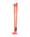 Heavy Duty Beast Steel T Post Puller For Round Posts And Sign Posts, Labor Saving Lever Design, Handles Up To 661 Pounds, Built To Remove Deep Set Wood Posts And Tough Metal Stakes, Tree Stumps, Lifting Chain Not Included, orange steel puller