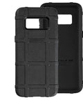Rock Solid Shielding For Samsung Galaxy S8 Slim Rugged Case With Slick Grip And Raised Screen Lip with textured TPE armor design.