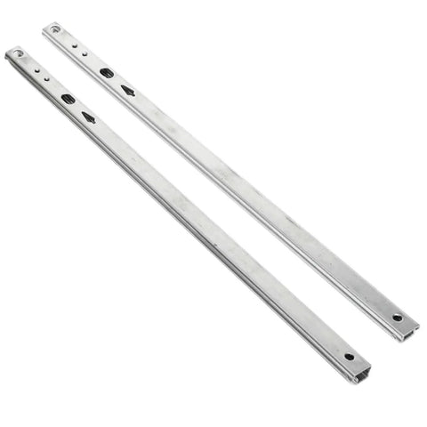 Fully Extendable Two-Section Drawer Slides With Steel Ball Bearings, Detachable Quick Release Latches, Tool-Free Install, 14 Inch Version