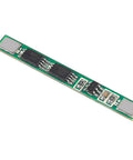 Solid 10 Pack 1S 3.7V BMS Circuit Board For 18650 Lithium Cells Brings Smooth 4 Amp Charging With Heavy Duty Protection And Bulletproof Voltage Control Worth Every Single Cent, green PCB board with electronic components.