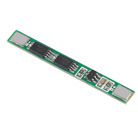 Solid 10 Pack 1S 3.7V BMS Circuit Board For 18650 Lithium Cells Brings Smooth 4 Amp Charging With Heavy Duty Protection And Bulletproof Voltage Control Worth Every Single Cent, green PCB board with electronic components.