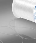 Clear Monofilament Fishing Line 0.3mm 131 Yards Nylon String Cord, Ultra Strong and Flexible Fishing Wire on spool