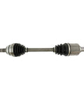 Front Driver Side CV Axle Assembly Fits Lexus RX 350 2010 2022 Toyota Venza 2009 2015 And Highlander 2013 2014 2015 2016 2.7L OE Quality Replacement With Neoprene Boot, side view