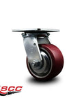 4 Inch Swivel Caster With Thread Guard For SC750 And SC800 Floor Scrubbers, Beefy Heavy Duty Replacement Wheel, Polyurethane Service Caster For Reliable Mobility, Easy Roll, Durable Fit, Fits Advance Floor Scrubbers.