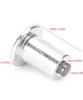 100 Pack Premium Tungsten Steel Tire Stud Screws Anti Slip Traction Nails close-up, 9mm steel shaft, for winter traction.