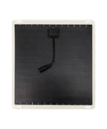 Slick 10W Solar Panel Heater For Cars And Small Barns, 26x24cm solar panel with black surface and connector.