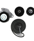 Must-Have Drive Belt Tensioner Pulley Kit A2722000270 That Totally Fits Your Benz C300, C350, E350, And E550 For Smooth Operation And Reliable Performance On The Road. black engine drive belt tensioner pulley kit for Benz