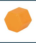 Hot Orange Silicone Wheel Nut Covers 21mm Universal Lug Bolt Caps Set Of 20 For Cars And Trucks Fits 21mm Nuts Rim Screws Tires Durable Wear Resistant Protective Automotive Accessories close-up of a single cover.