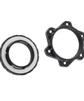 Center Lock Hub Adapter Aluminum Alloy 6 Bolt Disc Brake Rotor With Stainless Steel Washer For Mountain Bicycle Easy Install DIY