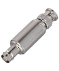 Silver 40 dB BNC Attenuator For Ham Radio And UHF Antennas 5W Power Handling Coax RF Attenuator 50 Ohm 3 GHz Ready Connector