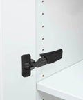 Soft Close Cabinet Door Hinges With Concealed Buffer Damper For Seamless Quiet Closures No Squeak Overlay Style Replacement Hinge installed