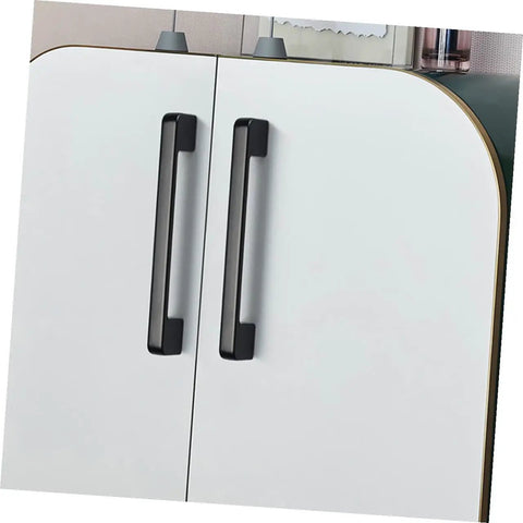 Matte Black Cabinet Door Handles With Screws on kitchen cabinet doors, modern metal pulls for home improvement