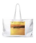 Outrigger Canoe Sunset Molokai Hawaii Inspired Weekender Bag With Oversized 24 X 13 Inch Dimensions And 5.51 Inch Depth Durable Exterior