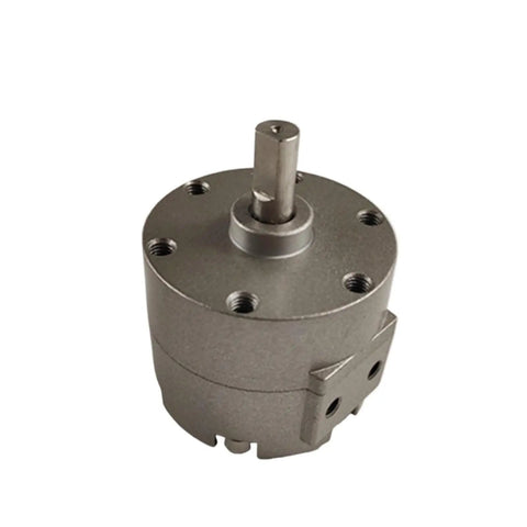 Rock Solid Heavy Duty Rotary Actuator Vane Type Air Cylinder, 40mm bore with metallic finish, designed for smooth motion.