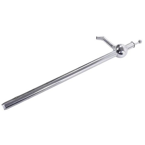Heavy Duty Stainless Steel Manual Hand Fuel Transfer Pump Siphon Extractor For Oil, Gasoline Derv Or Liquid Bottles. Rust Resistant Industrial Grade Fluid Dispenser Tool For Garage And Auto Shop Work.