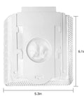 Replacement Dust Bags For Samsung VCA-ADB90 70 Plus 75 Plus 90 Series Cordless Stick Vacuum, 10 Pack, Easy Empty Design, Front View.