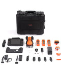 Evo II V3 Dual 640T Enterprise Drone Bundle With Pro Grade 50MP Imaging And Up To 38 Minutes Flight Time With Three Batteries, accessories displayed