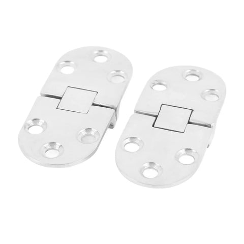 Tough As Nails Heavy Duty Door Hinges Crafted From Premium 316 Stainless Steel Boasting Mirror Polish Shine And Marine Grade Saltwater Shielding, pack of 2, 66x30mm