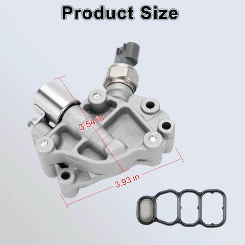 Honda VTEC Timing Solenoid Replacement Kit With Gasket, Plug-And-Play Intake And Exhaust VVT Solenoid, 3.54x3.93 inches