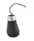 Stylish Red LED 6-Speed Gear Shift Knob For BMW E30 E36 E46 E60 E90 With Cool Glowing Light, ABS Handle For Smooth Manual Shifting And Easy Car Interior Upgrades Tonight, black ABS with red/black wires