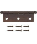 Copper Cabinet Butt Hinges for DIY Furniture and Cupboards Smooth Quiet Operation with Anti Rust Thickened Copper Vintage Style Kitchen Hardware for Durable Cupboard Doors with screws