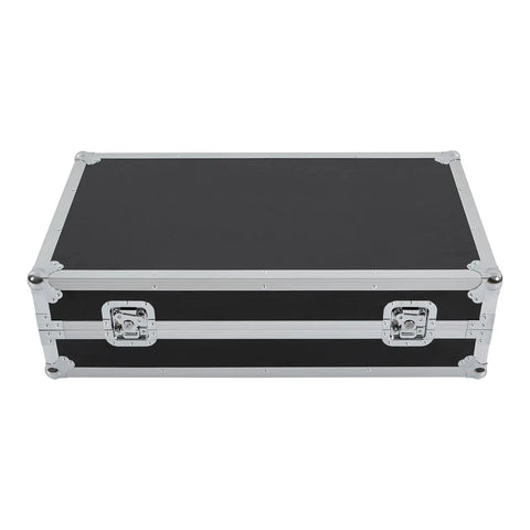 14U DJ Rack Case With Heavy Duty Reinforced Frame And Tough As Nails Mobility Setup For Smoother Rolling Studio Gear Protection During Live Gigs Today, top view.
