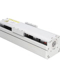 Precision Built Heavy Duty Electric Linear Stage Actuator delivering smooth 100mm stroke, aviation aluminum body with visible ball screw.