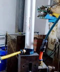 Compact MAL16 x 250 Double Acting Aluminum Pneumatic Cylinder installed in industrial setting