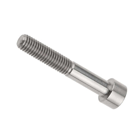 Built To Last Lightweight Titanium DIN 912 Hex Socket Head Bolts M8x45mm 1.25mm Pitch Pack Of 4 Grade 5 6Al4V Ti Alloy Titanium Fasteners For Bikes Drones RC Cars And DIY Projects shown in side view.