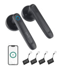 Fingerprint Door Lock With App Control And Keyless Entry Handle For Home Apartment Office Or Hotel with fobs and smartphone app