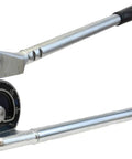 Lever Type Tube Bender For 1/2 Inch OD Tubing With Cushioned Grips, angle markings visible, metal construction, side view.