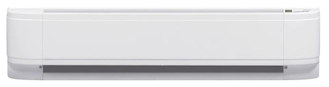 30 Inch Proportional Linear Convector Baseboard Heater With Built In Thermostat 240V 208V 1000W 750W White Front View