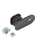 Get Your Dirt Bike Rockin' With This Durable Exhaust Head Pipe Mount Hanger Nut Kit Designed For Smooth Fits On KX65 KX80 Kx85 Kx100 Kx125 Kx250 Kx500 And KDX200 Kdx220 Kdx250 Models Making Install Quick And Super Easy. Black metal exhaust mount bracket with bolt and nut