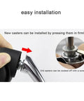 Installation process for 2 Inch Antique Brass Ball Caster Wheels Pack Of Five Heavy Duty Swivel Castors for easy use.